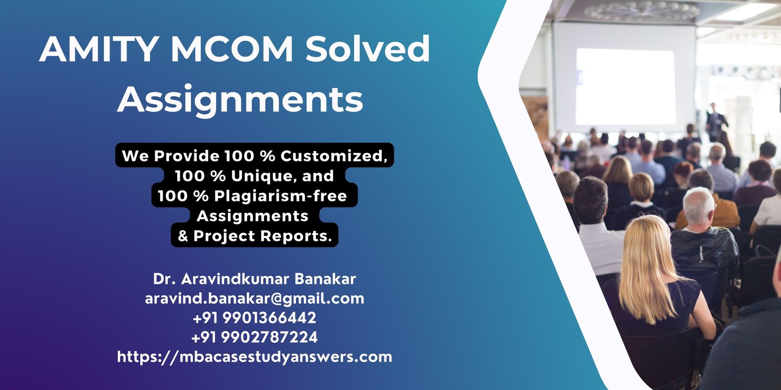 AMITY MCOM Solved Assignments