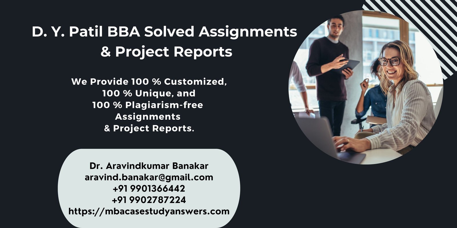 D. Y. Patil BBA Solved Assignments & Project Reports