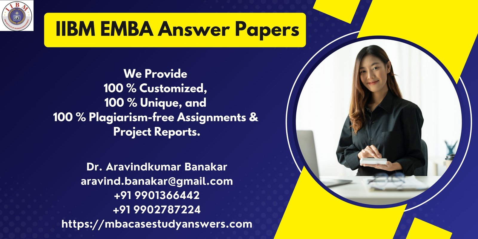 IIBM EMBA Answer Papers