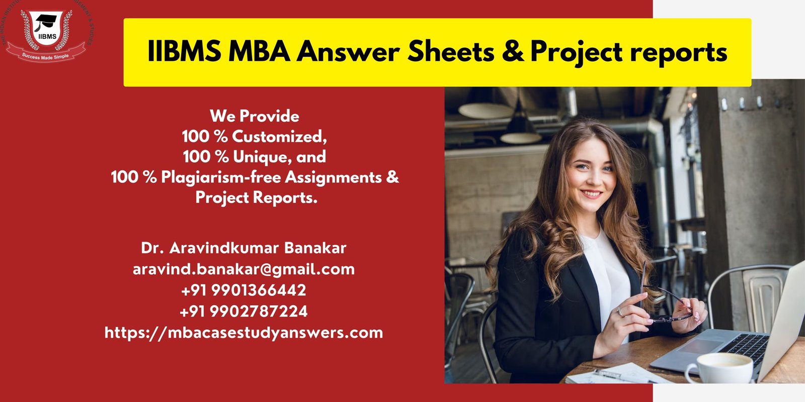 IIBMS MBA Answer Sheets & Project reports