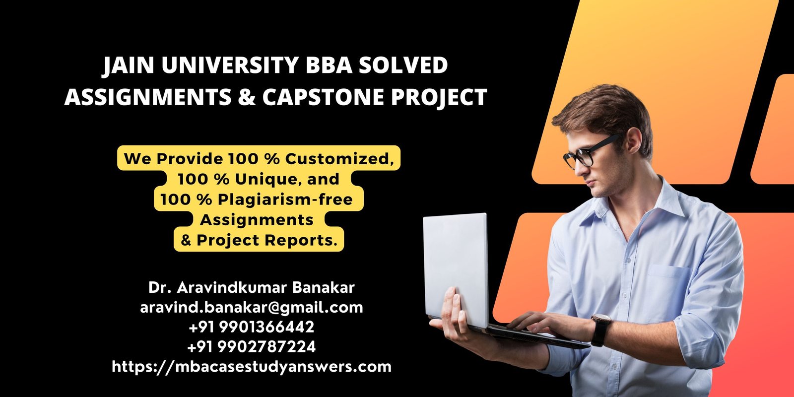 Jain University BBA Solved Assignments & Capstone project