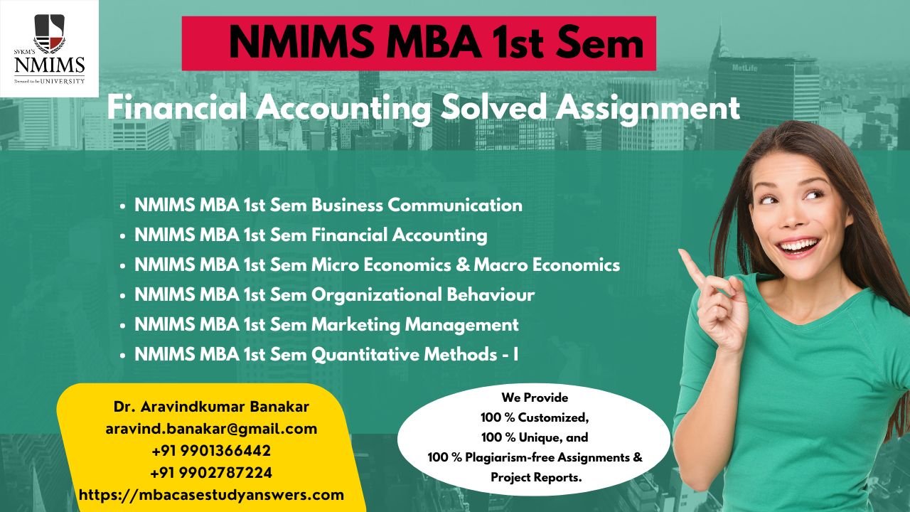 NMIMS Dec 2024 EMBA 1st Sem Solved Assignments