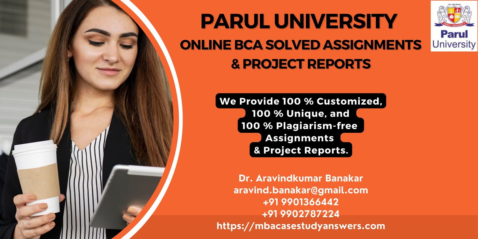 PARUL UNIVERSITY BCA Customized Assignments & Project Reports