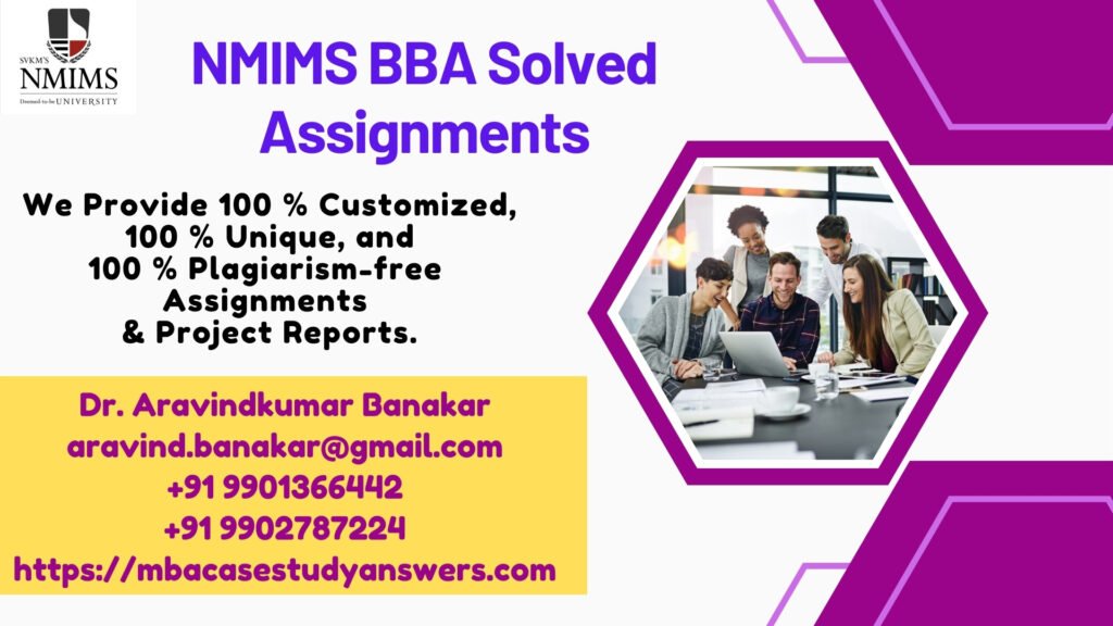 How can I get the NMIMS BBA Retail Management Solved Assignment?