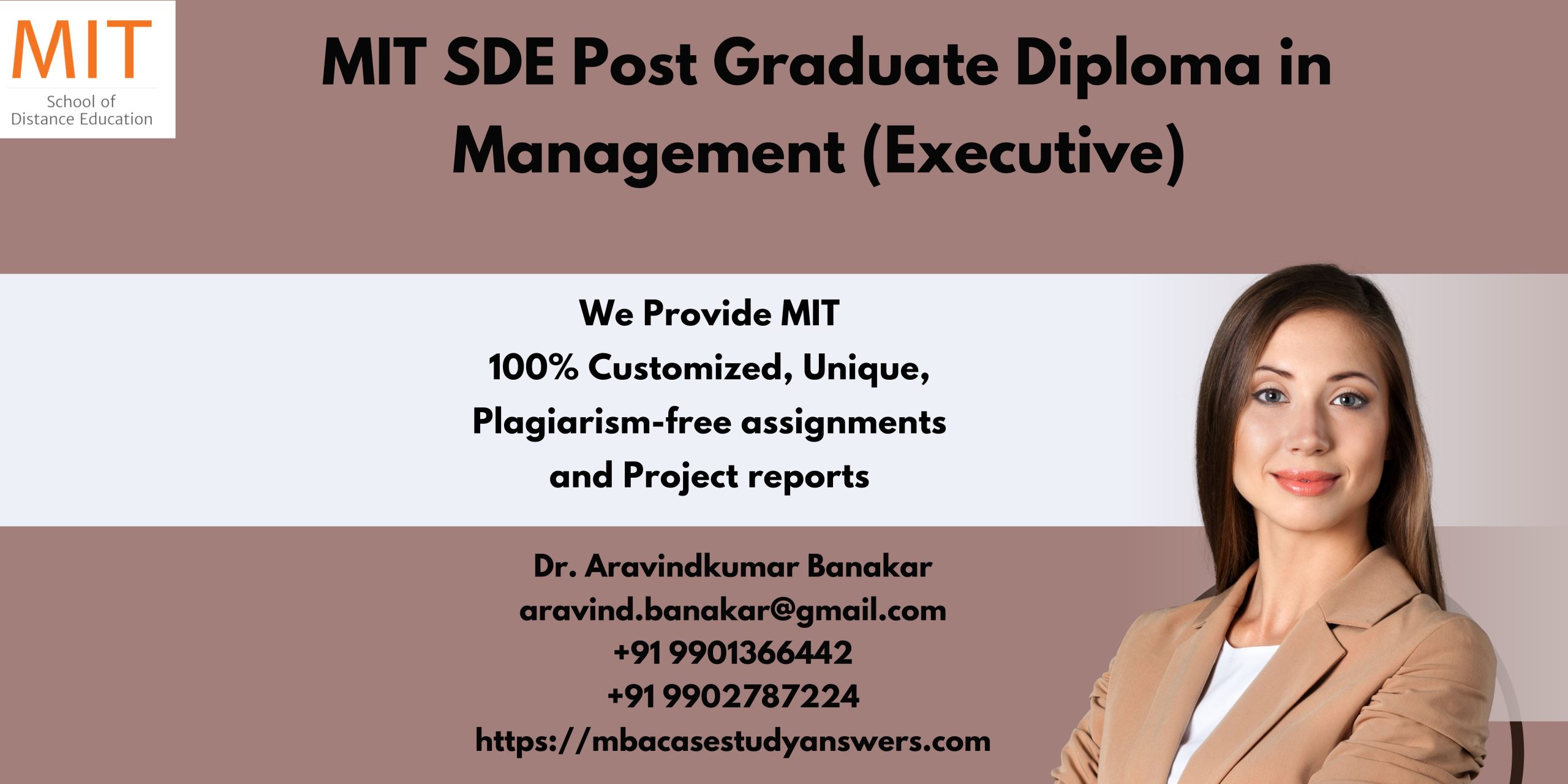 MIT SDE Post Graduate Diploma in Management (Executive)