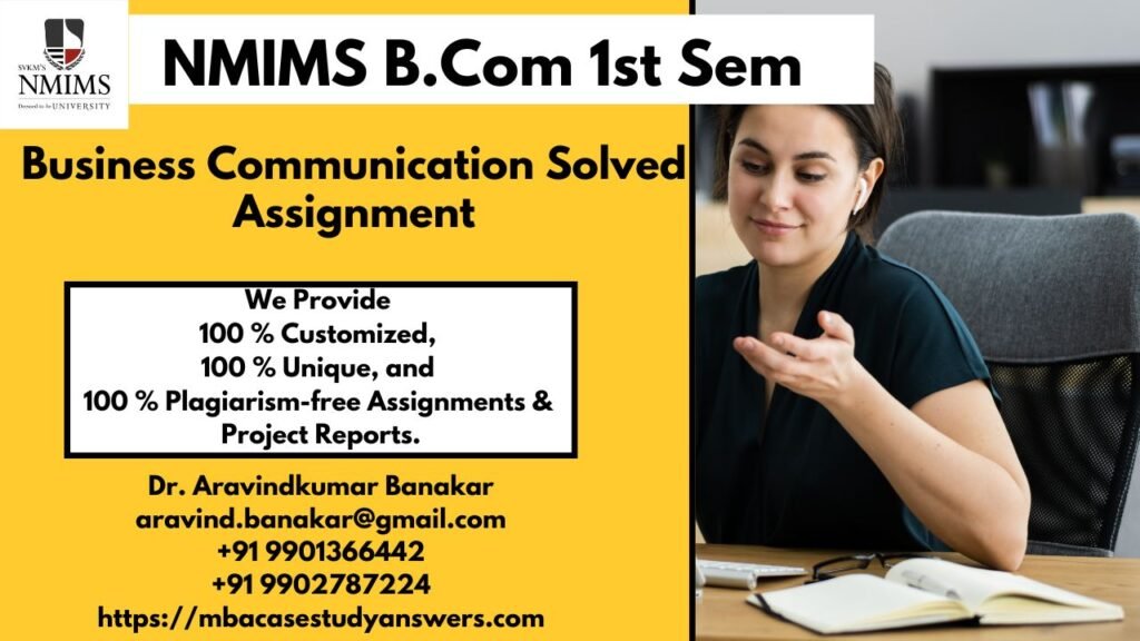 How can I get the NMIMS B.Com Advanced Financial Accounting Solved Assignment?