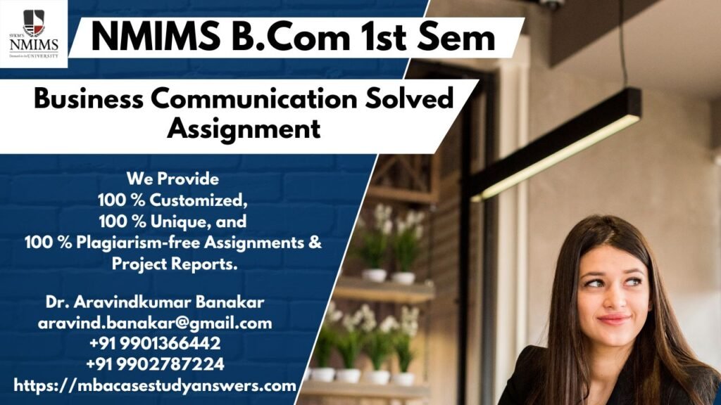 How can I get the NMIMS B.Com Audit - II Solved Assignment