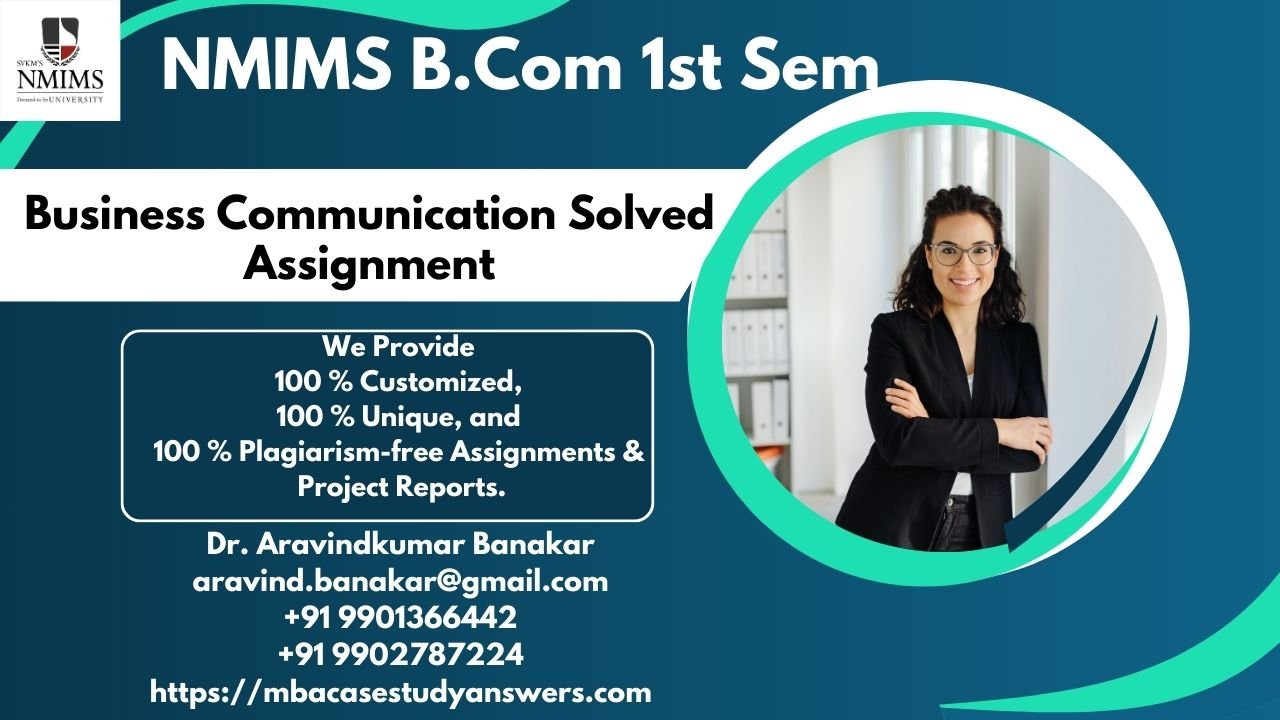 How can I get the NMIMS B.Com Banking and Insurance Solved Assignment?