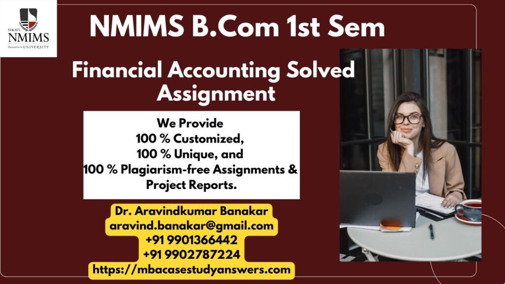 How can I get the NMIMS B.Com Corporate Finance Solved Assignment?