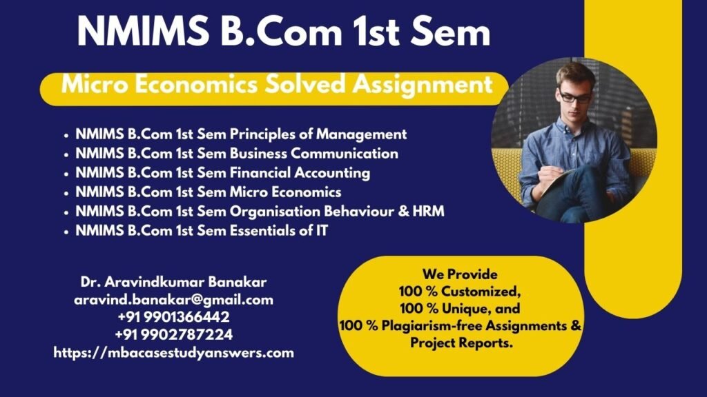 How can I get the NMIMS B.Com Essentials of IT Solved Assignment?