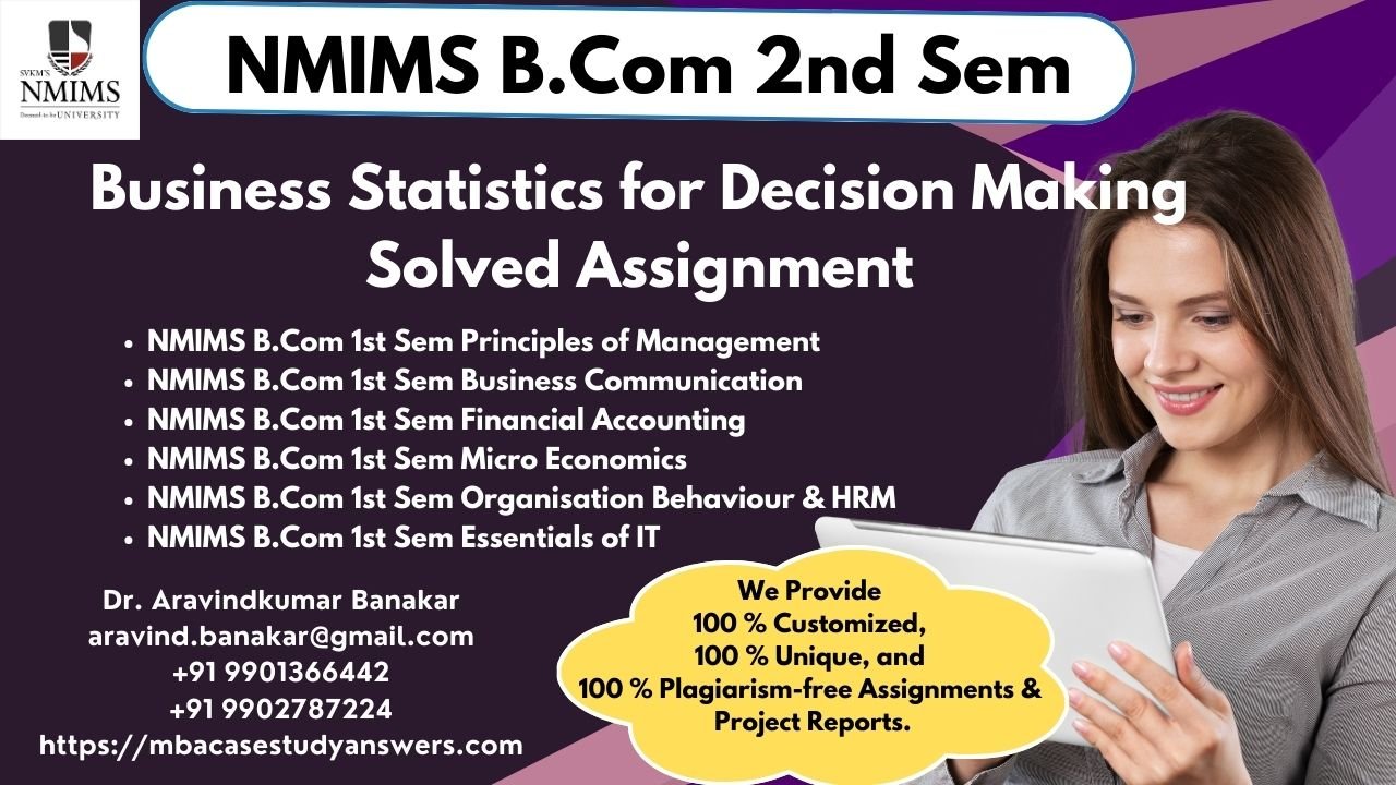 How can I get the NMIMS B.Com Research Methodology Solved Assignment