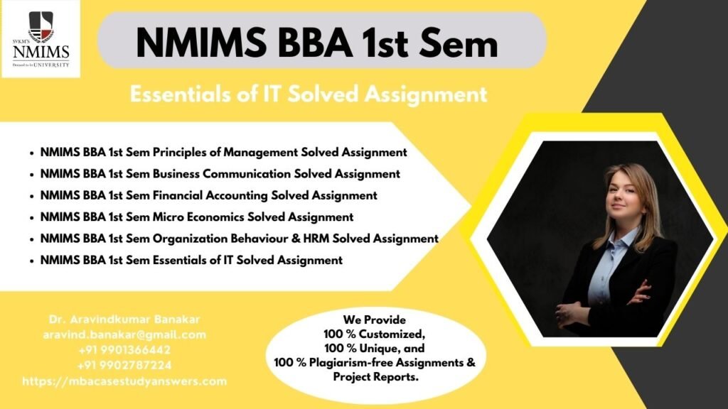 How can I get the NMIMS BBA Cost and Management Accounting Solved Assignment