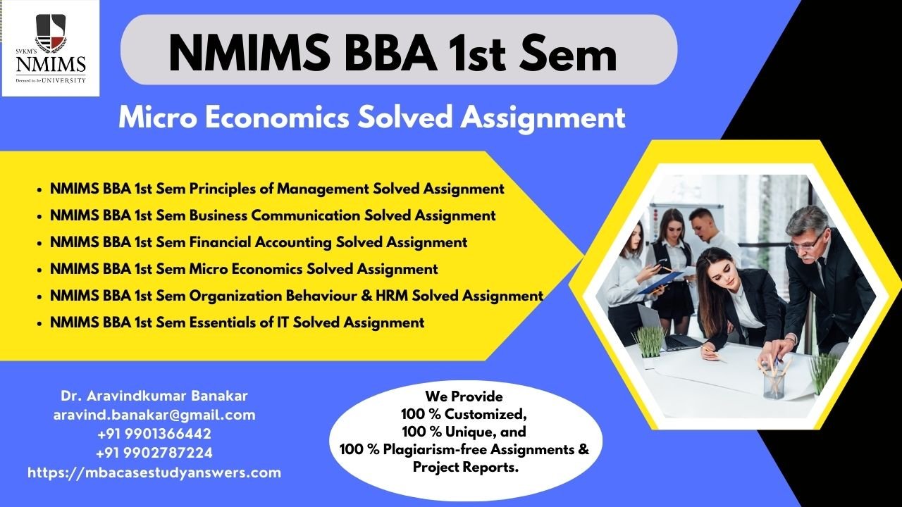 How can I get the NMIMS BBA Financial Institutions & Markets Solved Assignment