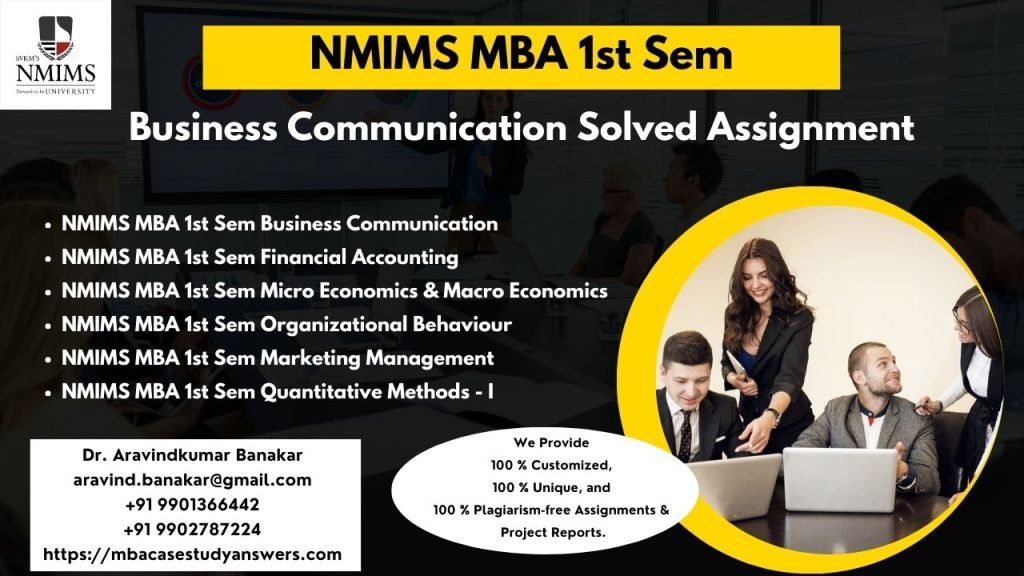 Where can I find NMIMS BCOM Solved Assignments?