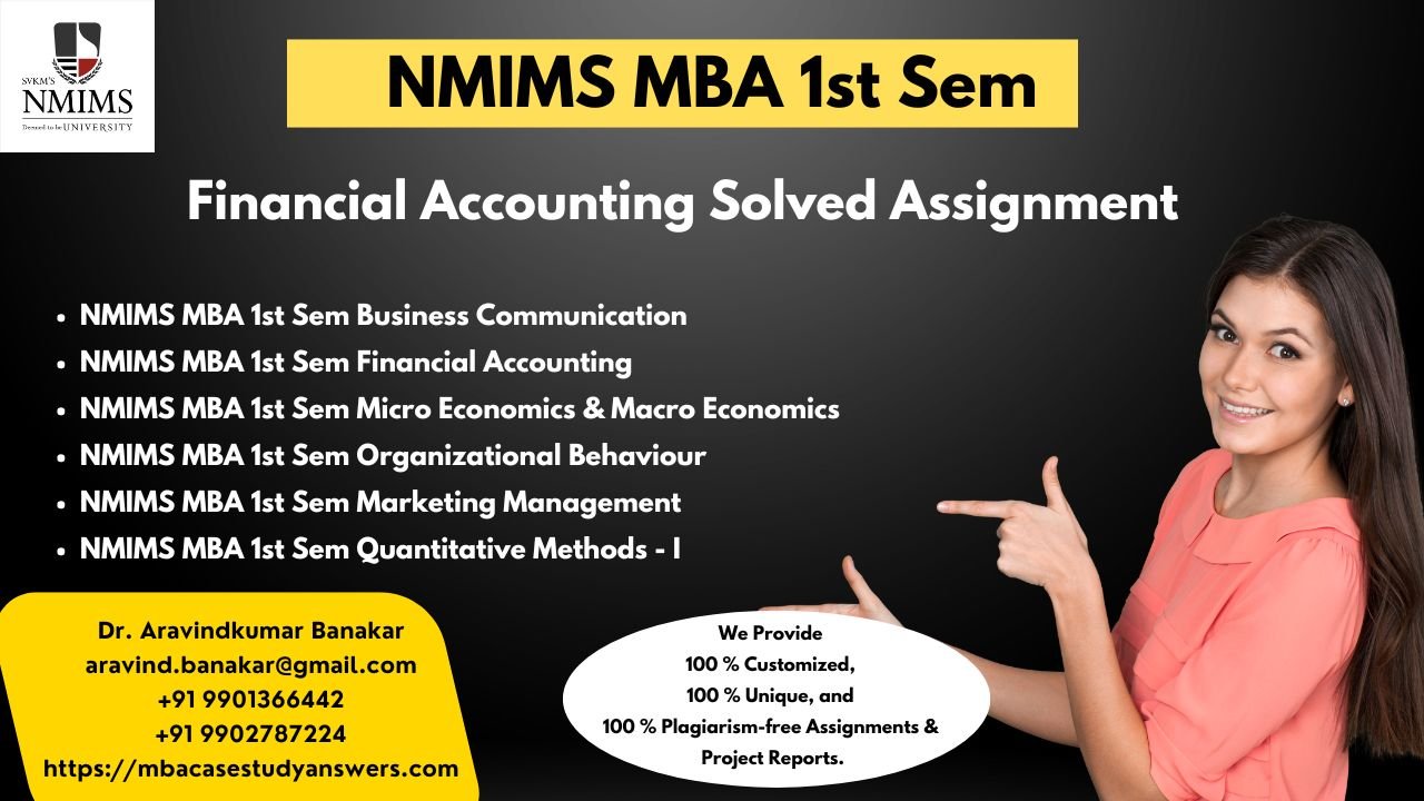 Solved NMIMS MBA Information Systems for Management Assignment