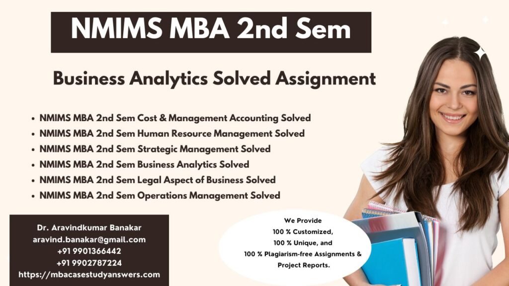 Solved NMIMS MBA Strategic Cost Management Assignment