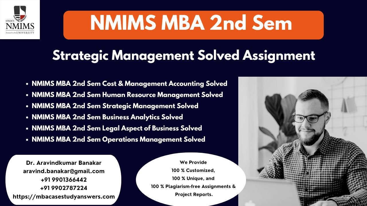 How can I get the NMIMS MBA Six Sigma Solved Assignment?