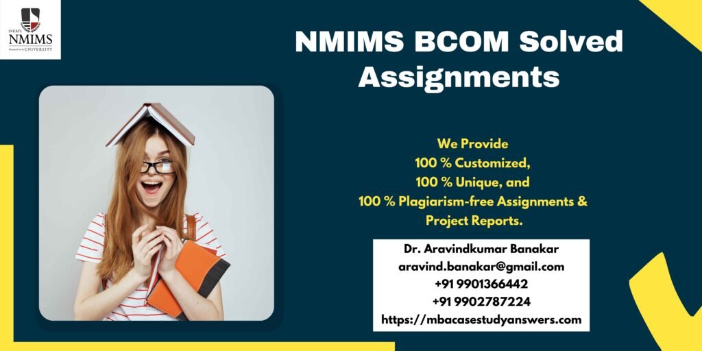 NMIMS BBA - B.Com Audit – II Solved Answer Assignment