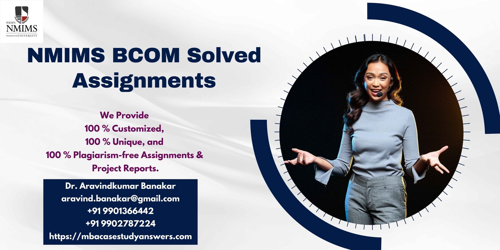 Solved NMIMS B.Com Business Statistics for Decision Making Assignment