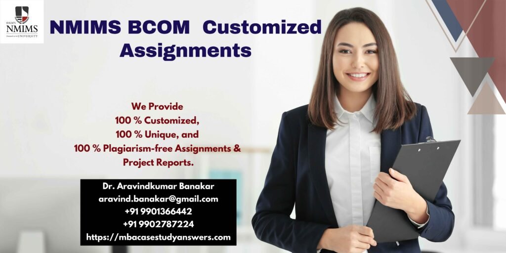 Solved NMIMS B.Com International Business & Export Import Management Assignment