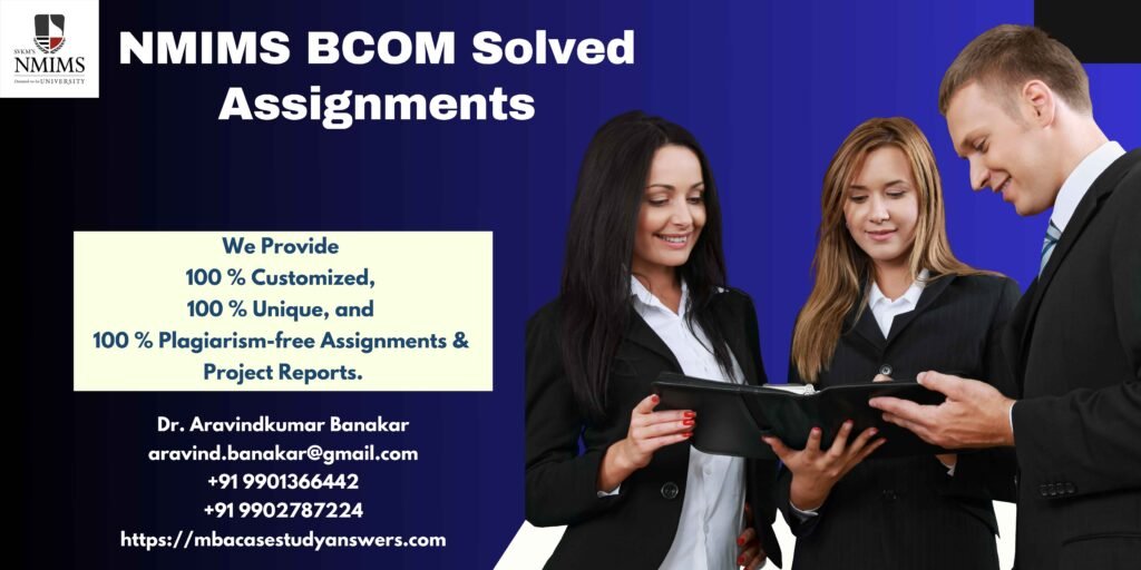 Solved NMIMS B.Com Research Methodology Assignment