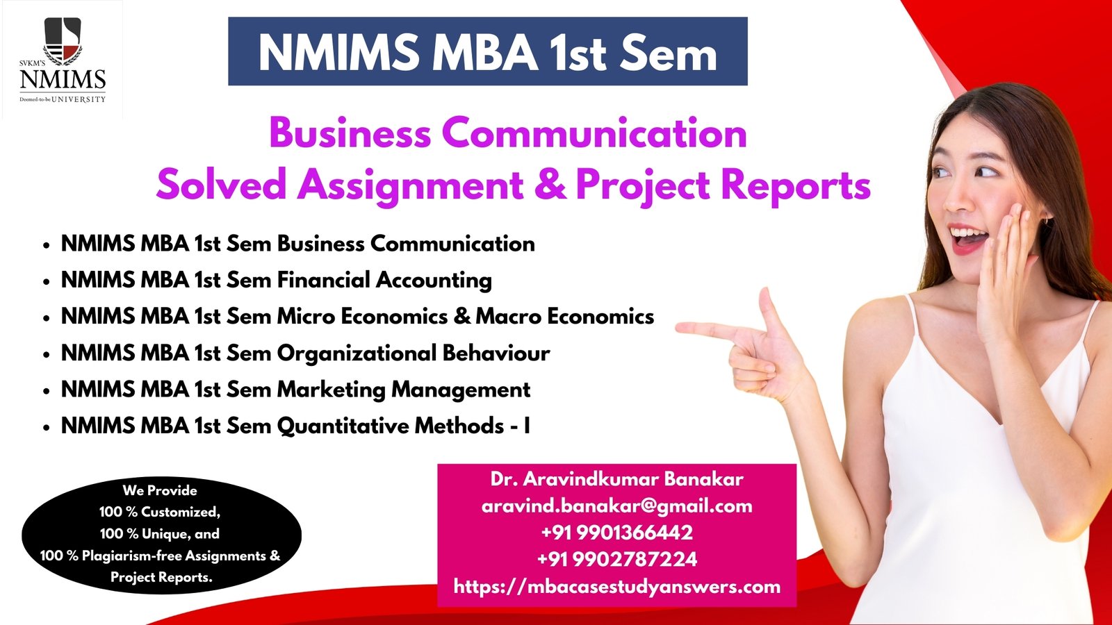 Where should I obtain NMIMS MBA Business Communication Solved Assignment