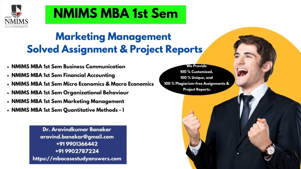 Where should I obtain NMIMS MBA Digital Marketing Solved Assignment