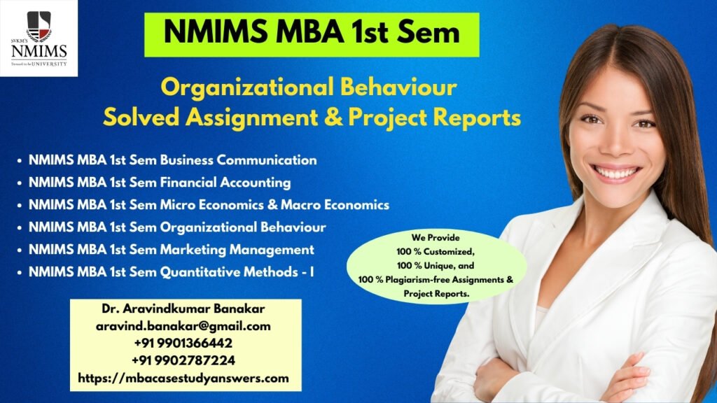 Where should I obtain NMIMS MBA Information Systems for Management Solved Assignment