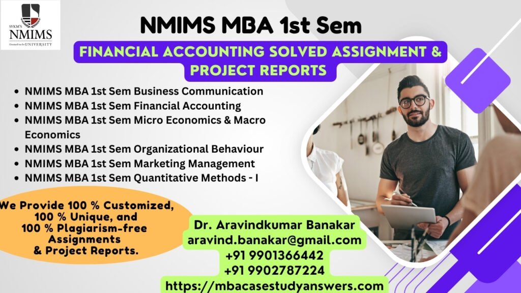 Where should I obtain NMIMS MBA Organizational Behaviour Solved Assignment