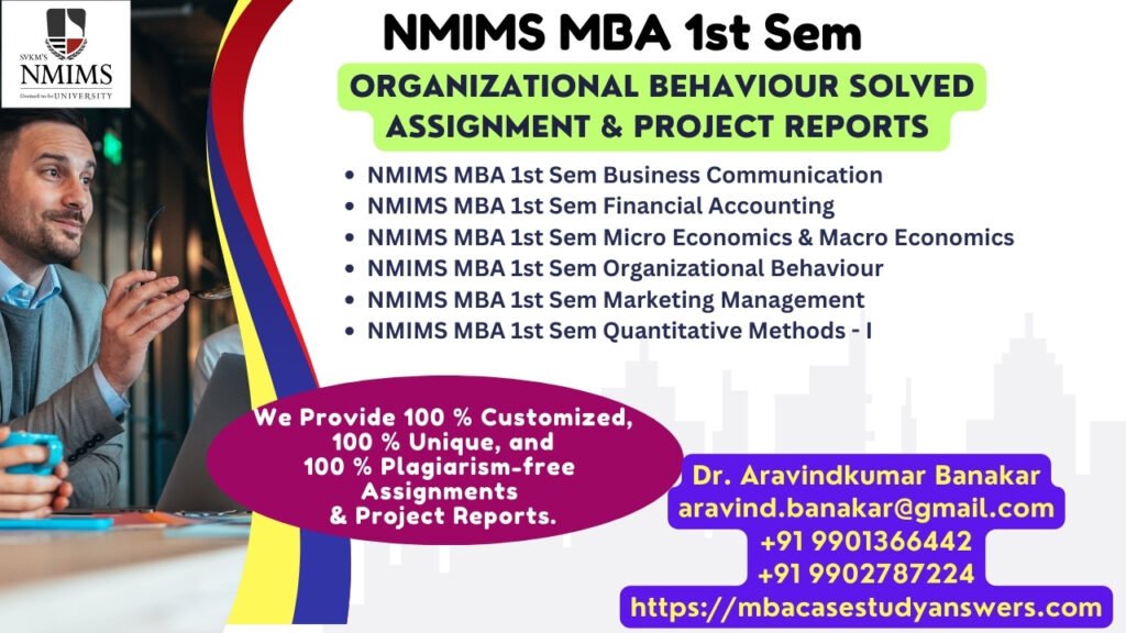 Where should I obtain NMIMS MBA Six Sigma Solved Assignment