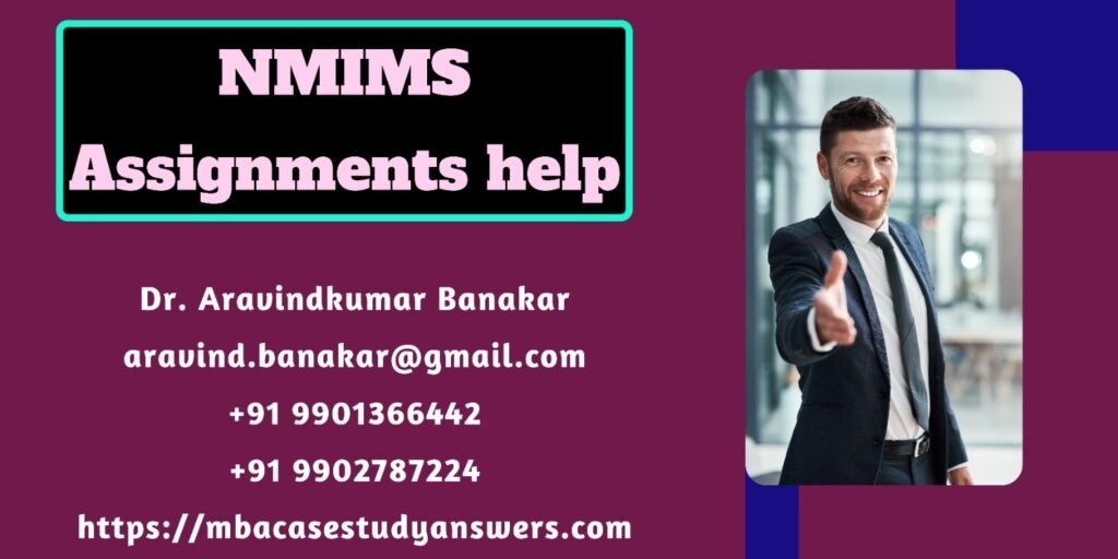 NMIMS MBA Consumer Behavior Solved Answer Assignment