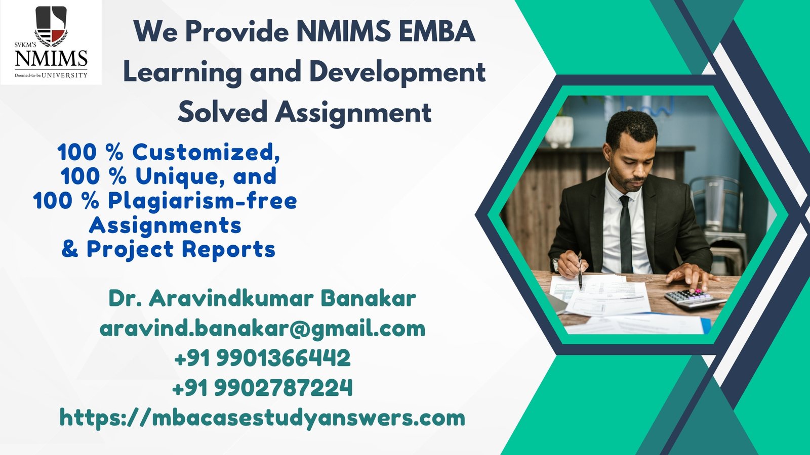 How can I get the NMIMS EMBA Learning and Development Solved Assignment