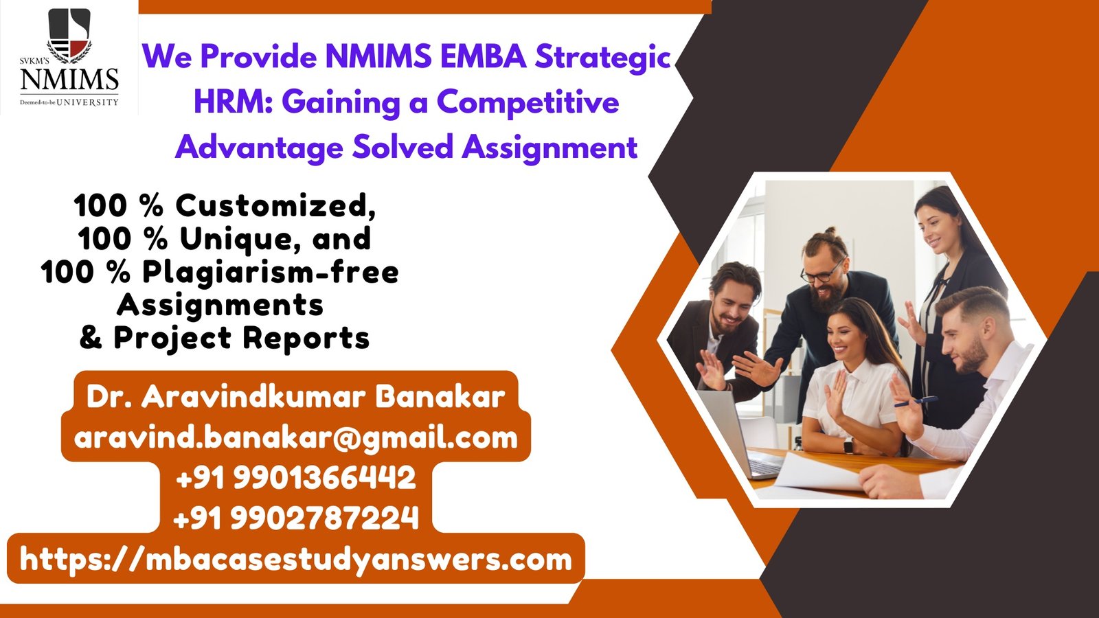 NMIMS EMBA Strategic HRM Gaining a Competitive Advantage Solved Answer Assignment 