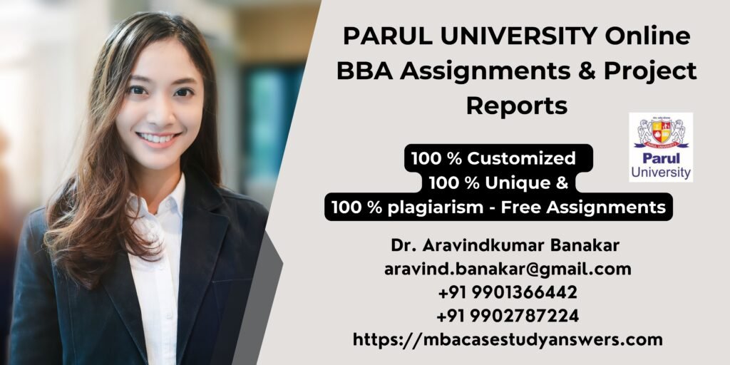 PARUL - BBA - Climate Change And Sustainable Environment