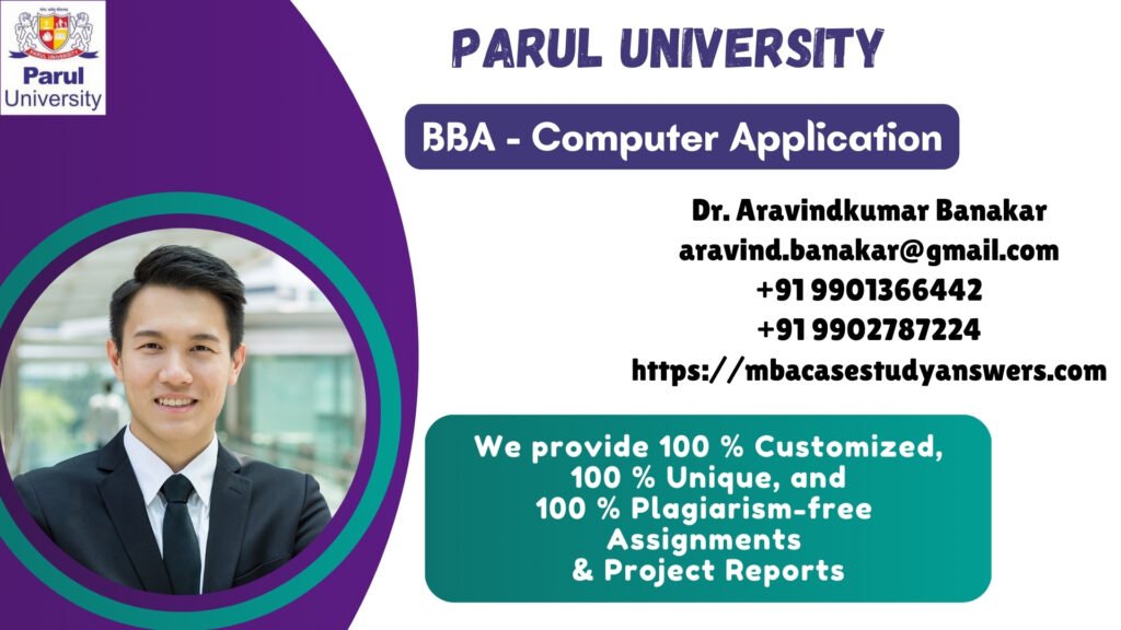 Parul University BBA Value Added Course 4 Solved Assignment