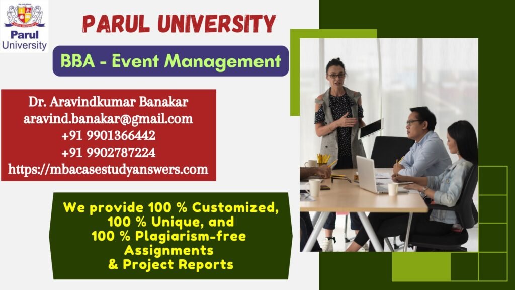 Parul University BBA Value Added Course 3 Solved Assignment