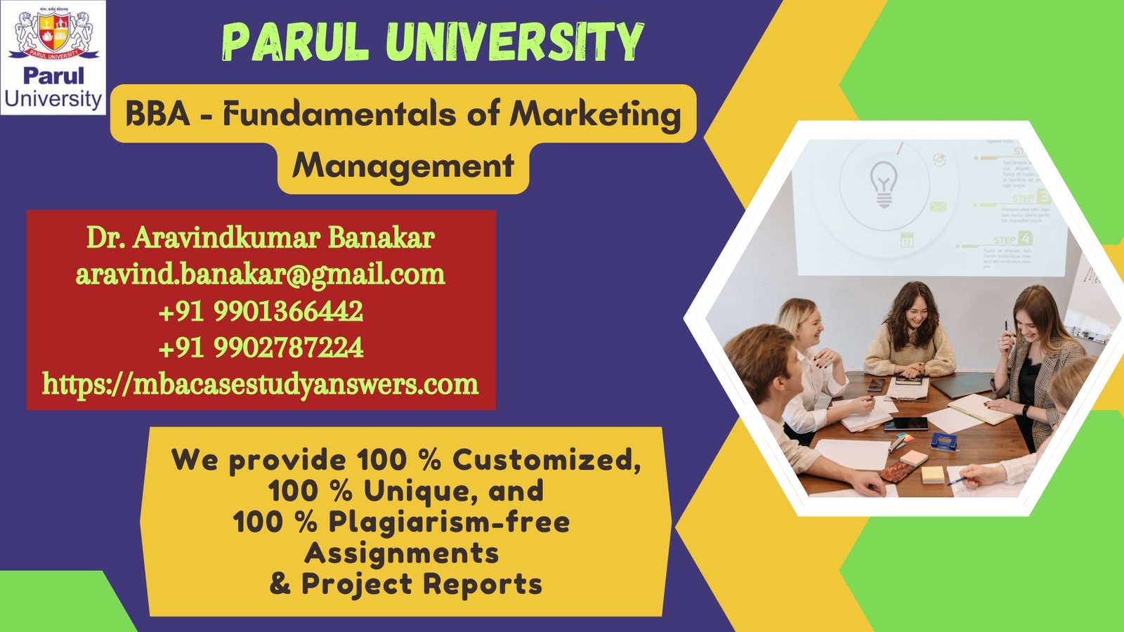 Parul University BBA Fundamentals of Marketing Management Solved Assignment