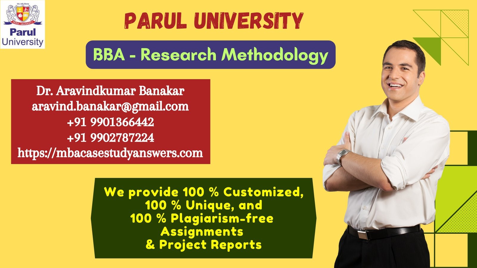 Parul University BBA Research Methodology Solved Assignment