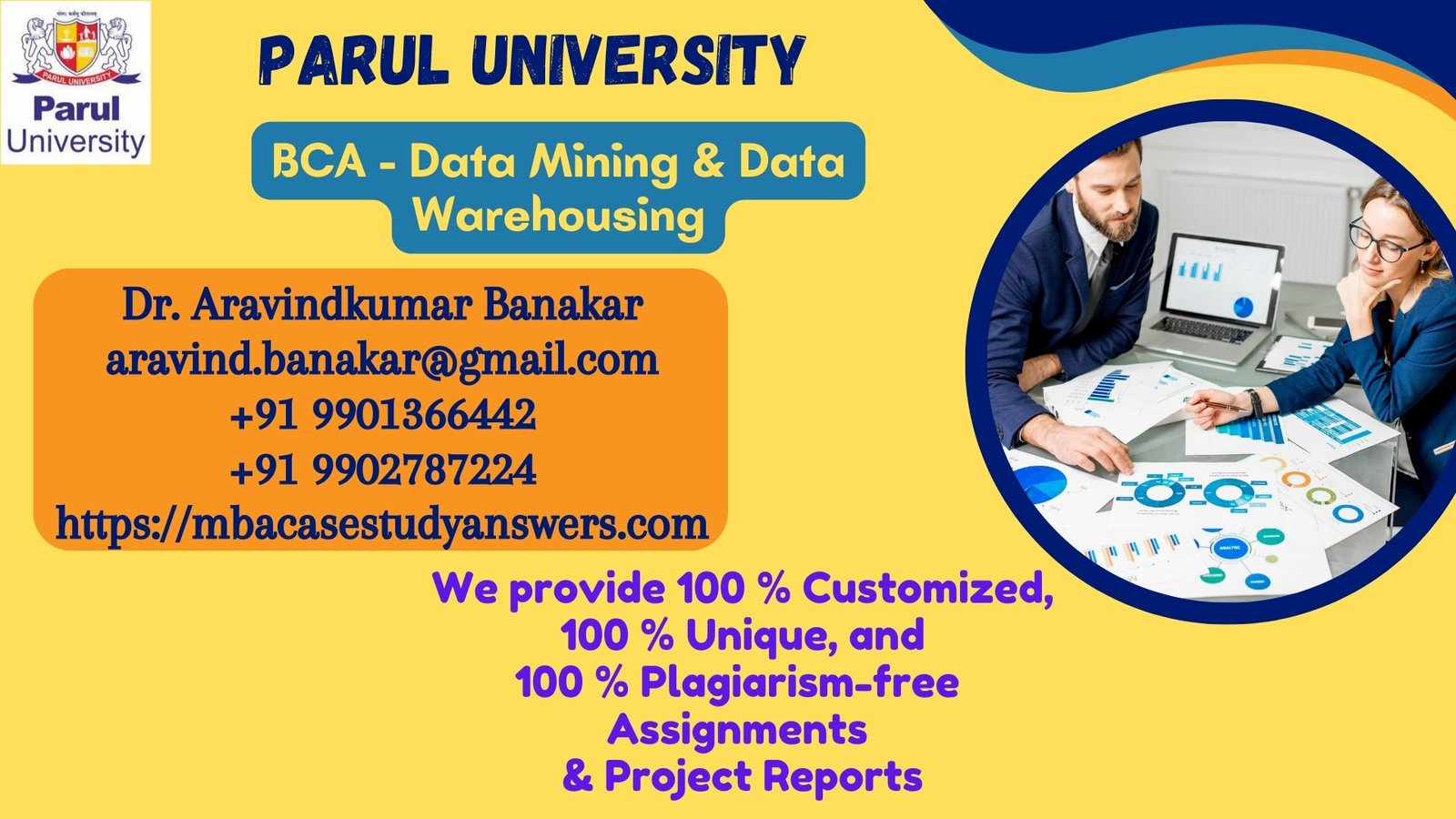 Parul University BCA Data Mining & Data Warehousing Solved Assignment