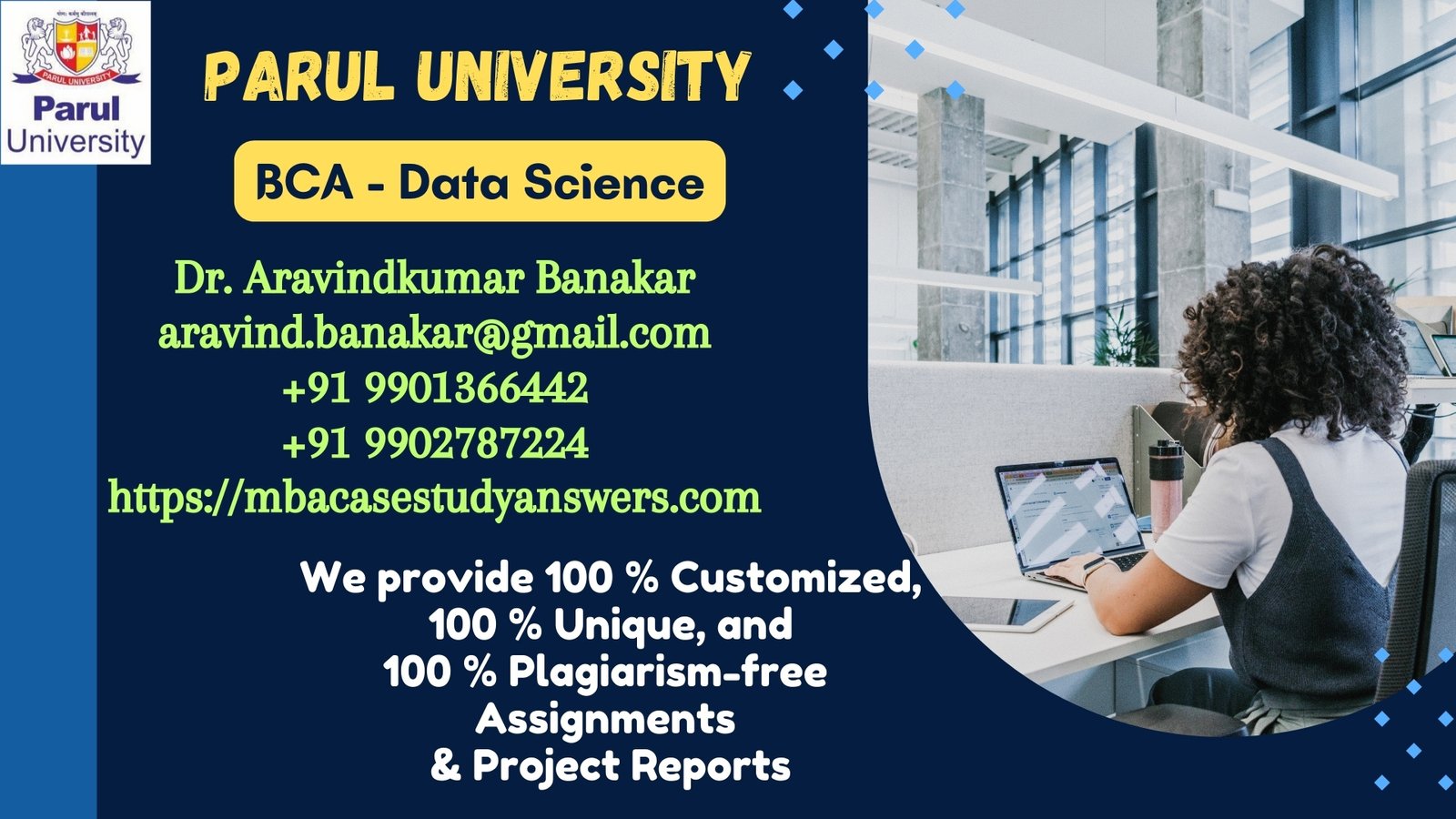 Parul University BCA Data Science Solved Assignment