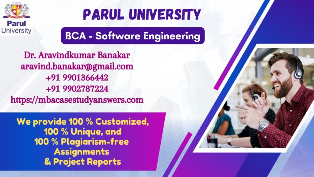 Parul University BCA Software Engineering Solved Assignment