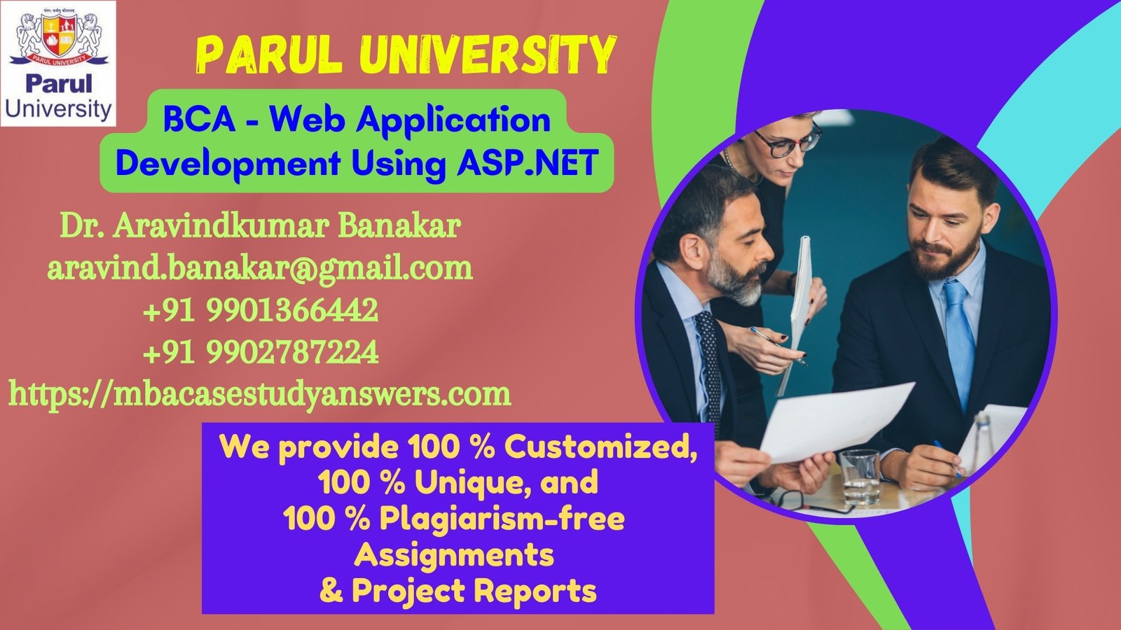 Parul University BCA Web Application Development Using ASP.NET Solved Assignment