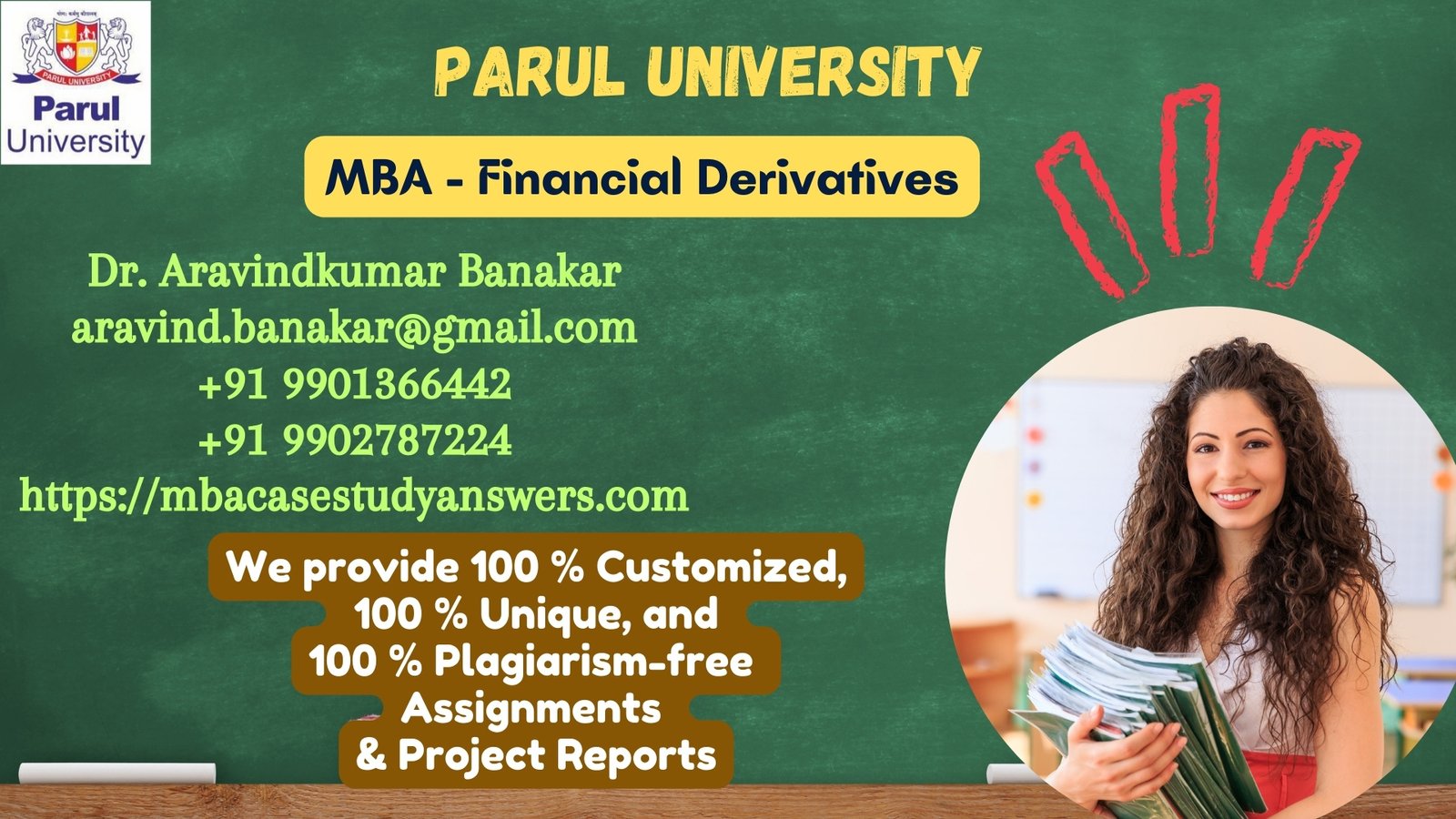 Parul University MBA Financial Derivatives Solved Assignment