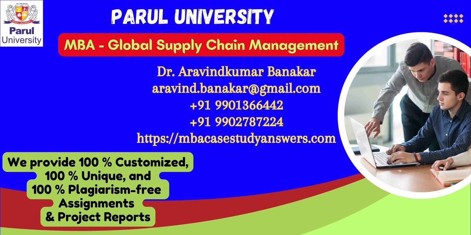 Parul University MBA Global Supply Chain Management Solved Assignment