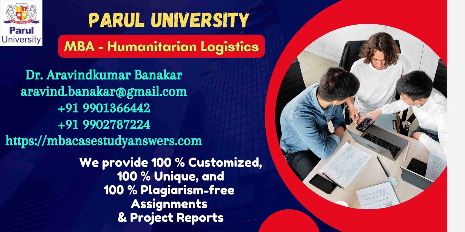 Parul University MBA Humanitarian Logistics Solved Assignment