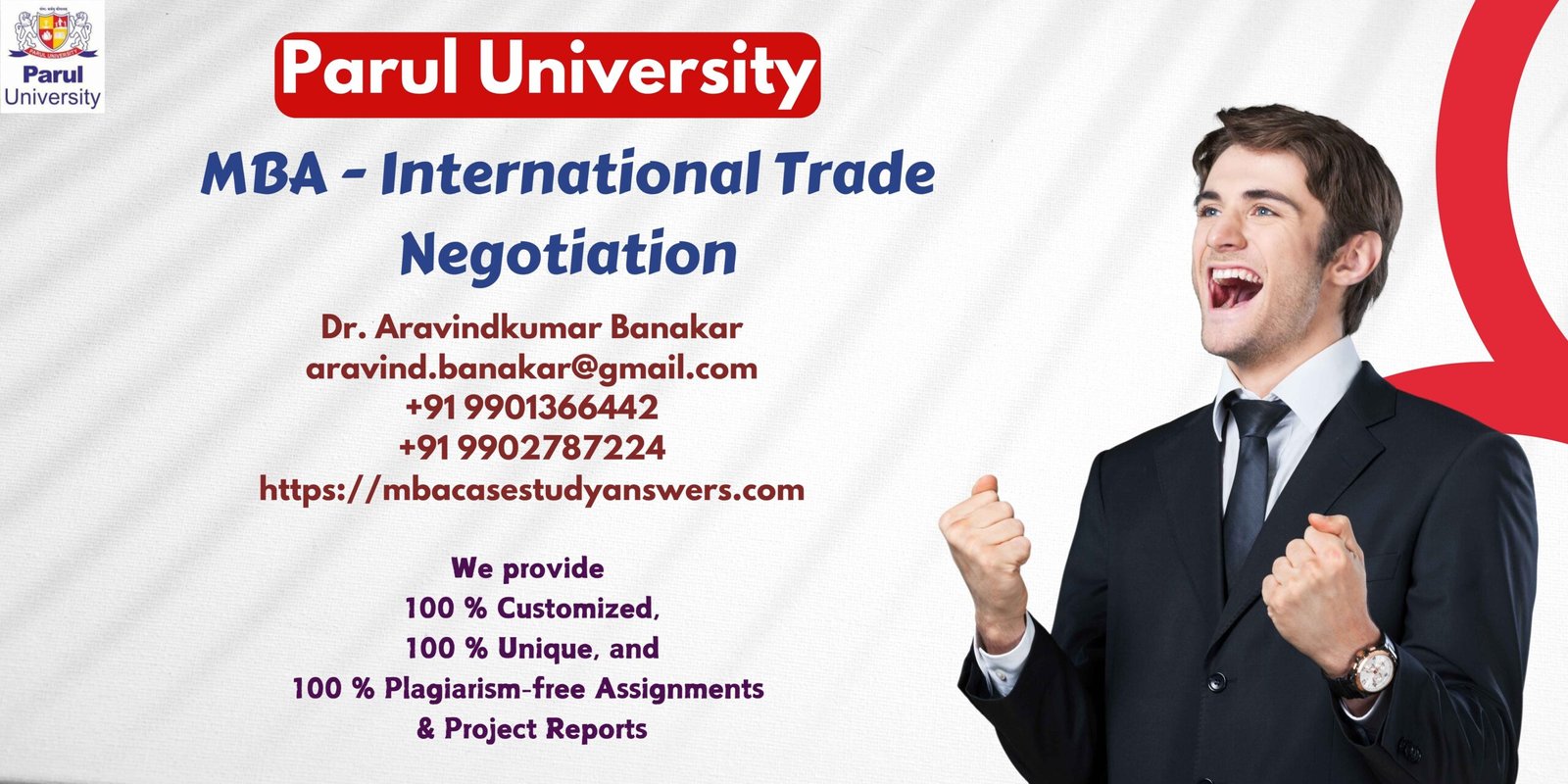 Parul University MBA International Trade Negotiation Solved Assignment