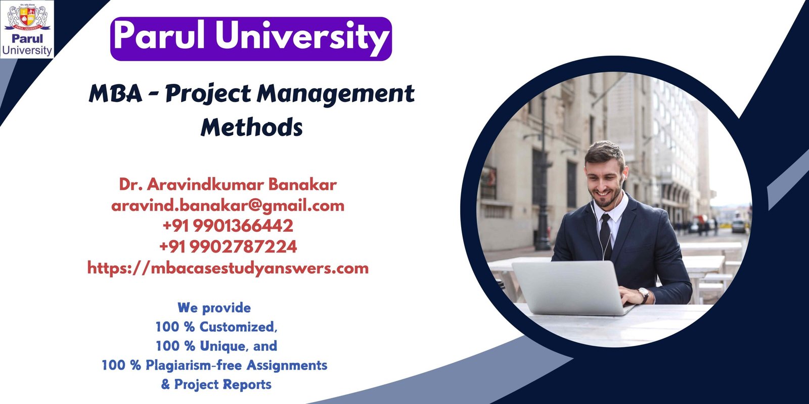 Parul University MBA Project Management Methods Solved Assignment