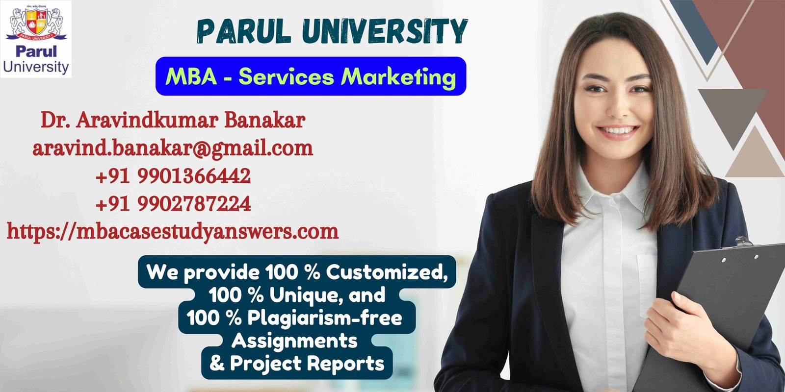 Parul University MBA Services Marketing Solved Assignment