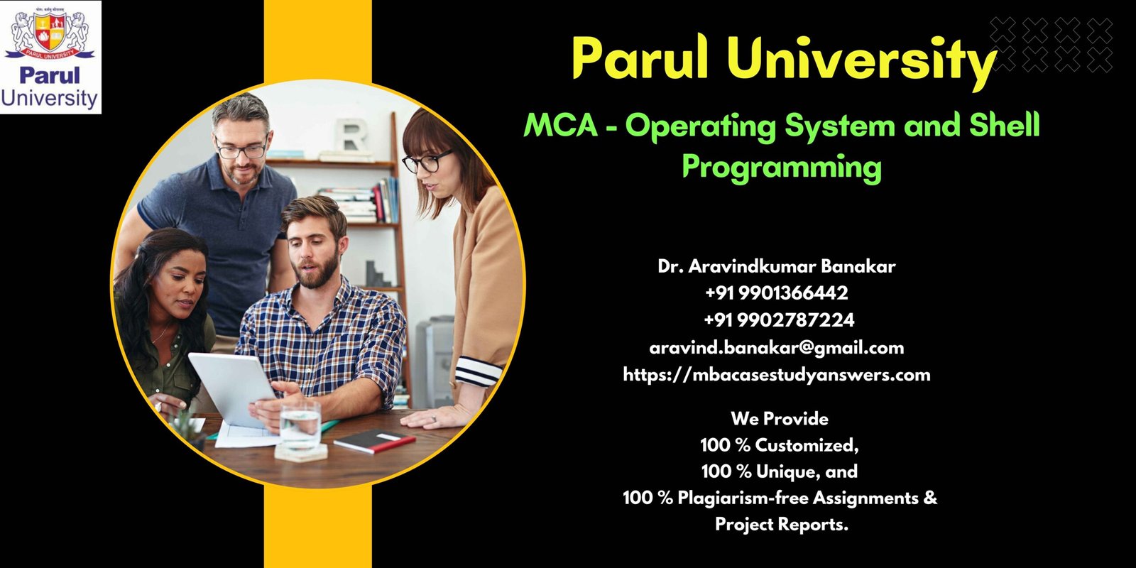 Solved Parul University MCA Operating System and Shell Programming Assignment