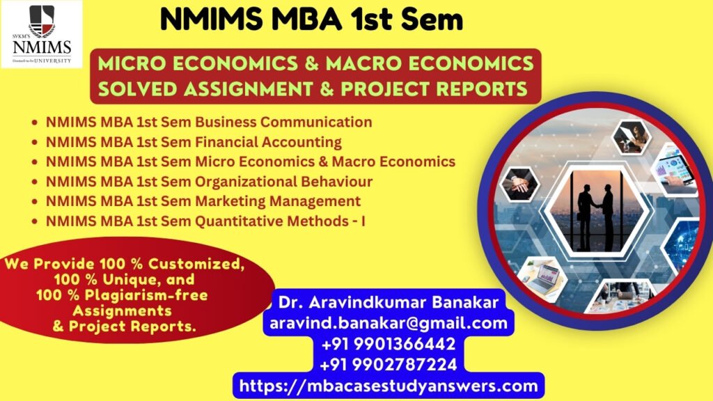 How to get a ready-made NMIMS MBA Research Methodology Solved Assignment